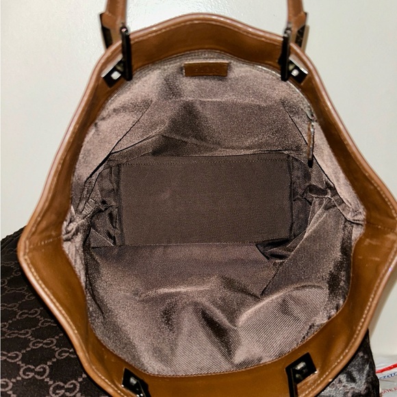 Gucci Vintage Authentic GG Monogram Vertical Tote Bag. Excellent Condition - Picture 10 of 16